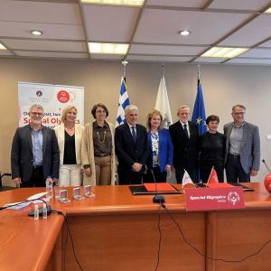  ΥΠΟΓΡΑΦΉ ΜΝΗΜΟΝΙΟΥ SPECIAL OLYMPICS HELLAS ΜΕ ΣΕΦΑΑ ΔΠΘ